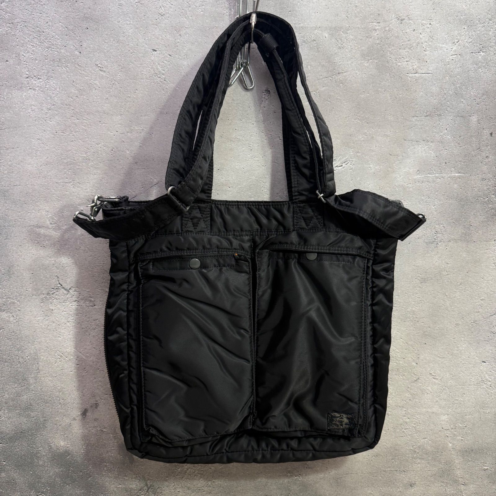 PORTER タンカー トートバッグ ブラック 2way ショルダーバッグ Black