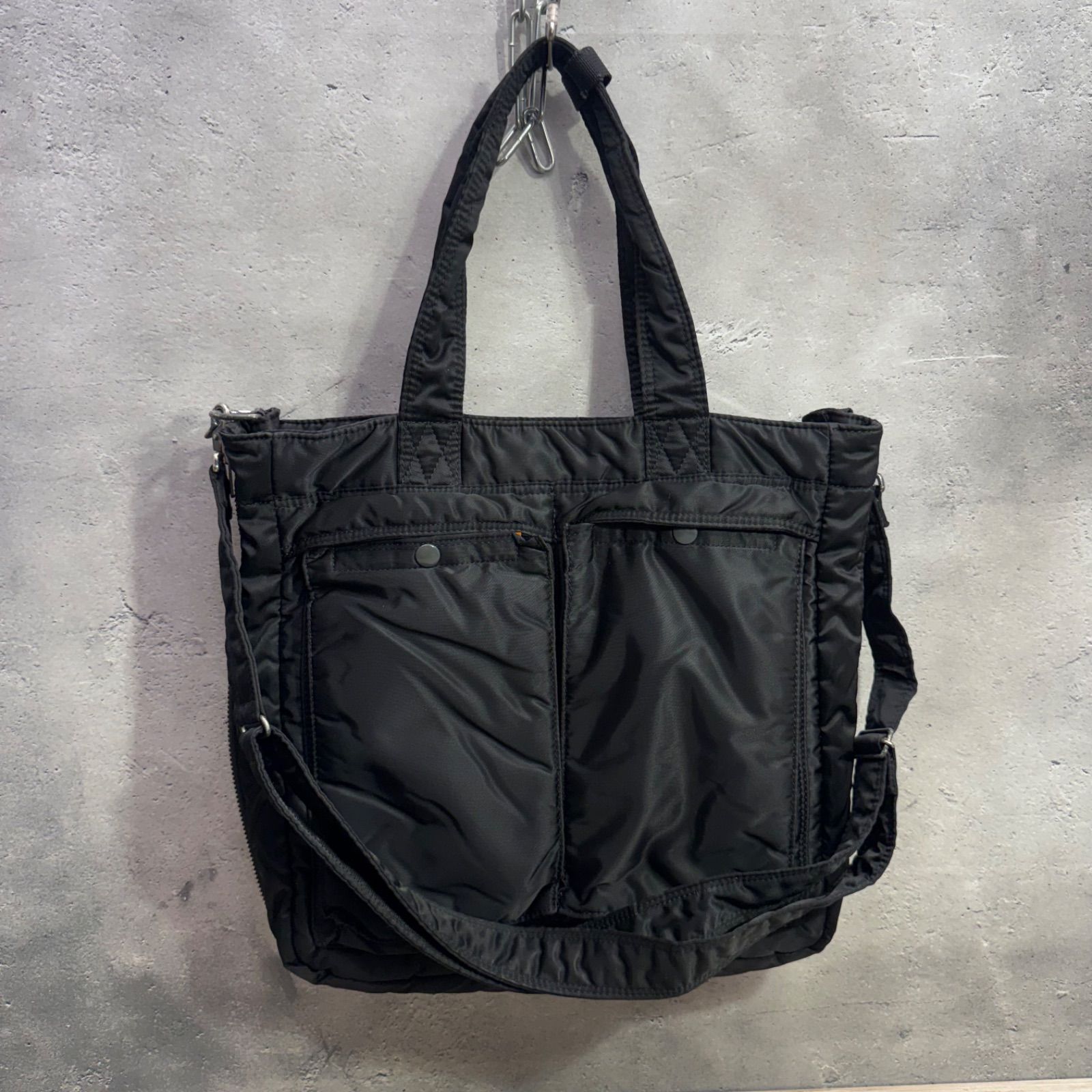PORTER タンカー トートバッグ ブラック 2way ショルダーバッグ Black 