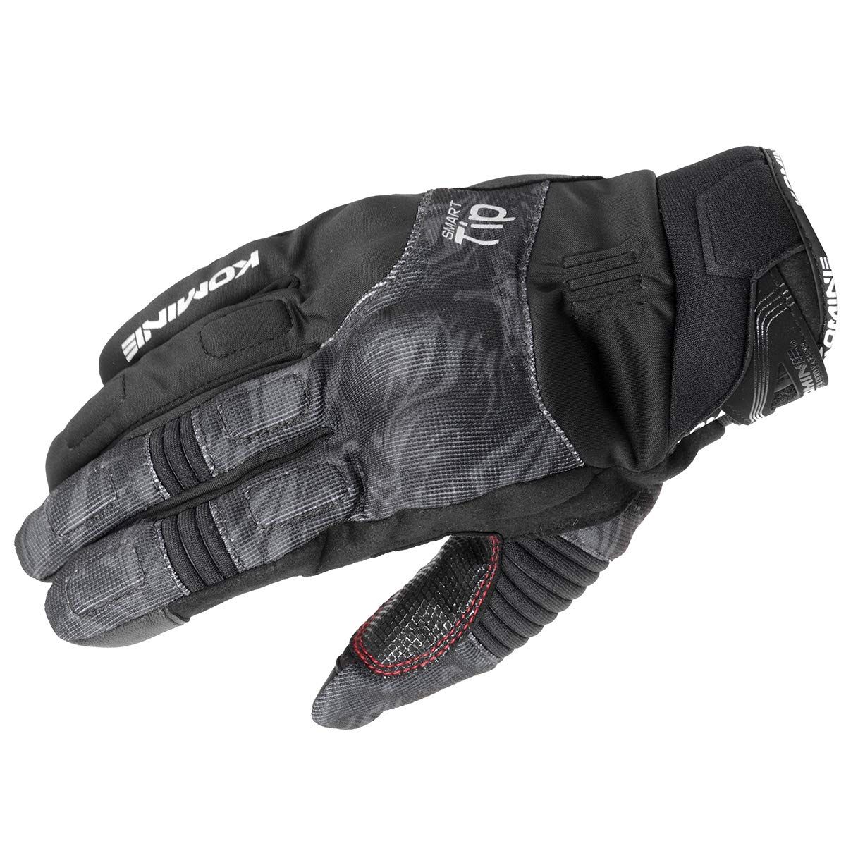 新品 コミネ(KOMINE) バイク用 グローブ プロテクトウインターグローブ Black Marble XL GK-818 1136 秋冬春向け 防水 防寒 ストレッチ素材