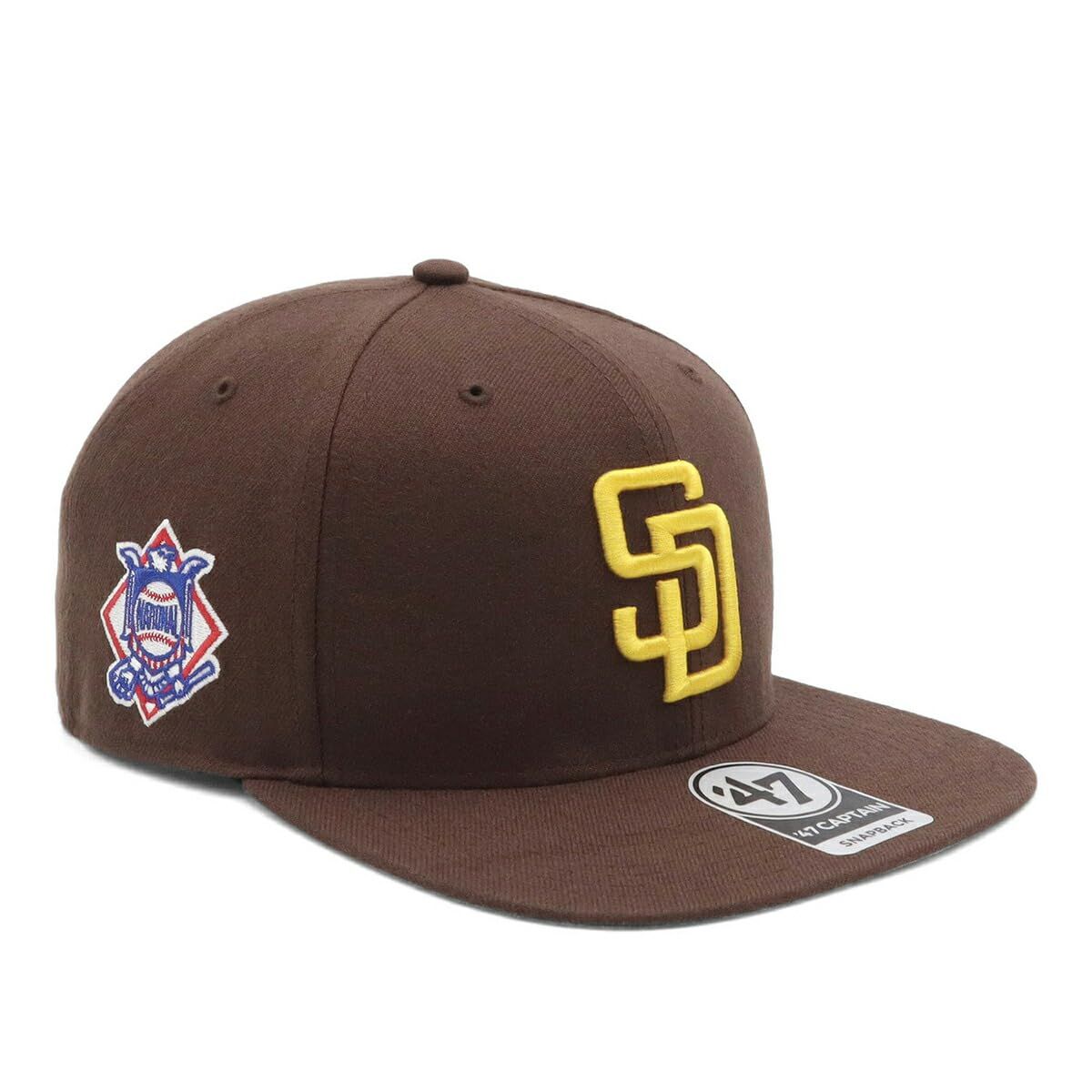 新品 フォーティーセブンブランド('47brand) ’47BRANDフォーティーセブン キャップ ノーショット MLBサイドパッチ SDブラウン FREE SURE SHOT 47 CAPTAIN サンディエゴ・パドレス