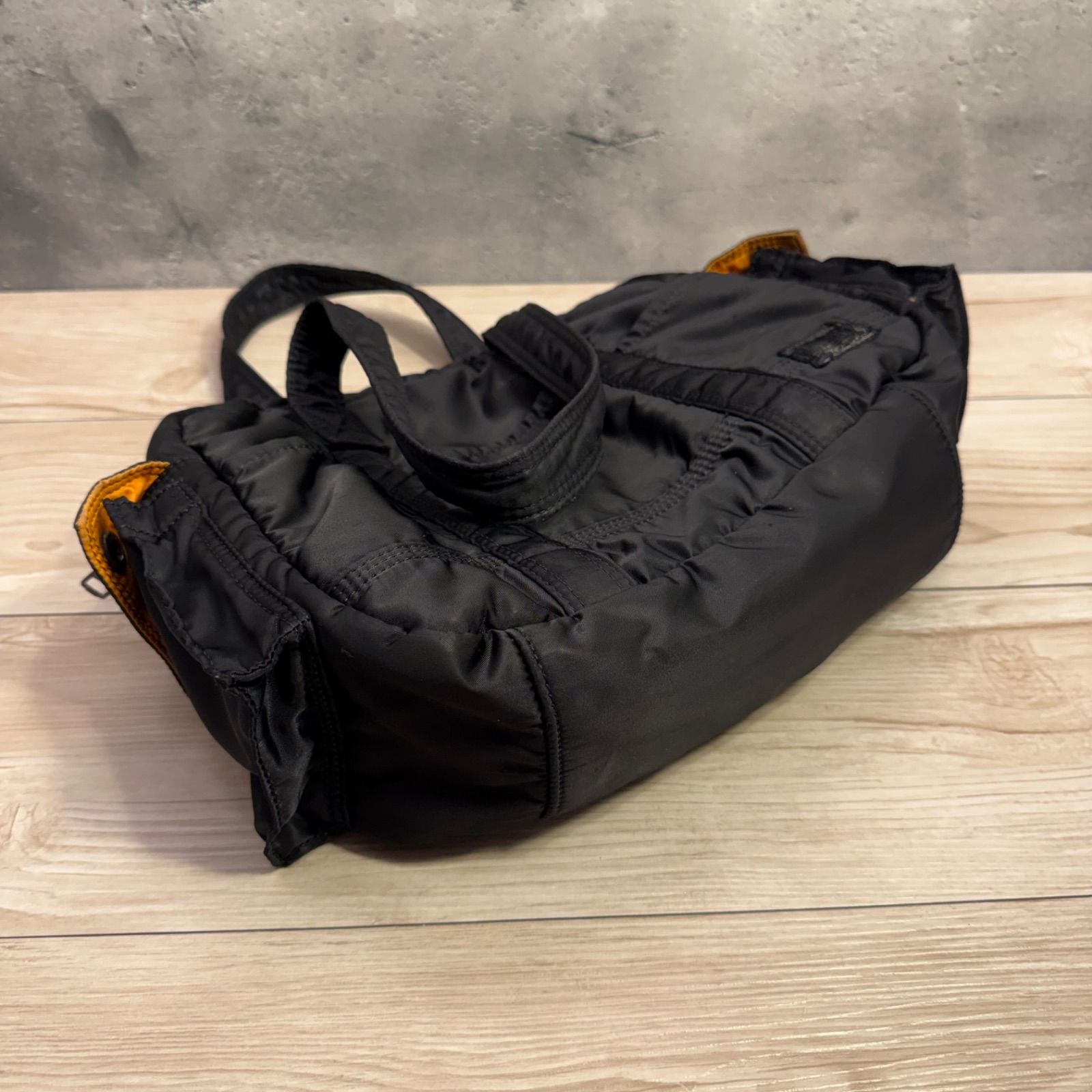 日本激安販壳サイト PORTER ミニボストンバッグ 黒／軽量ナイロン