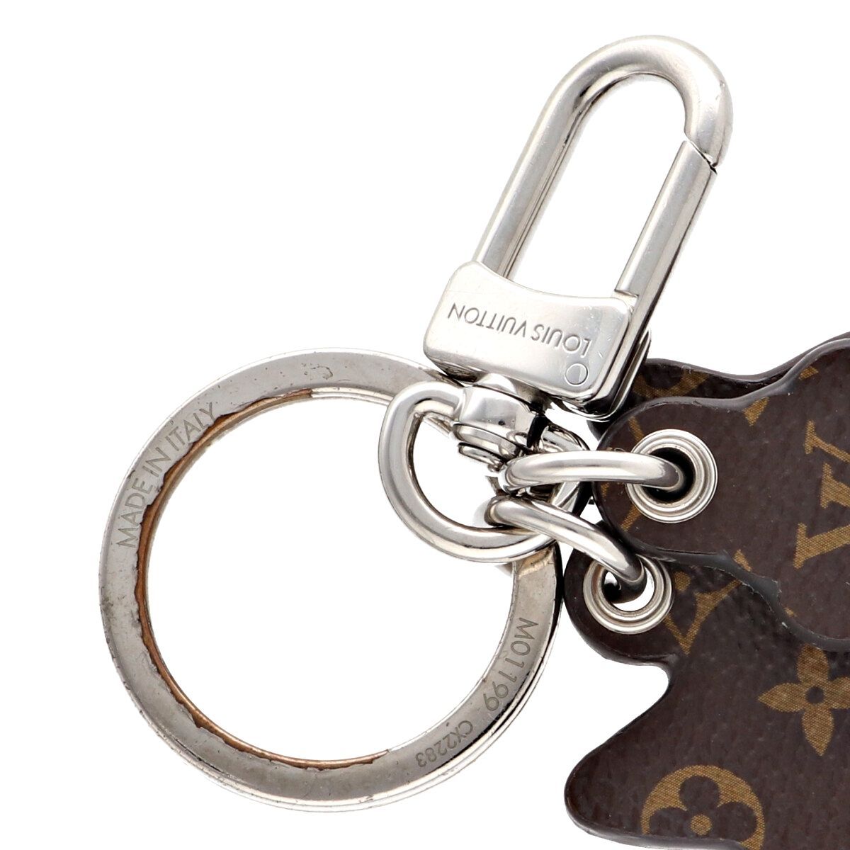 中古】 LOUIS VUITTON ルイ・ヴィトン バッグチャーム ポルトクレ LV