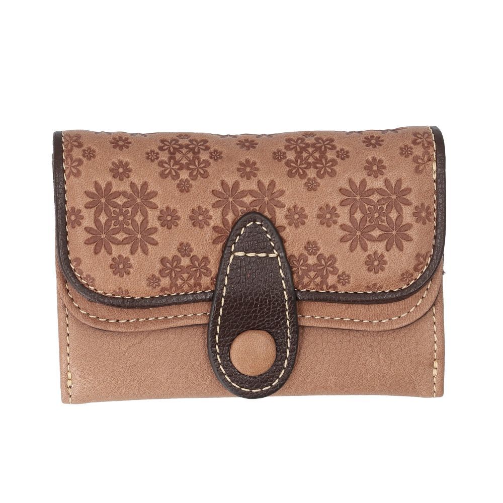 ☆ 77060.BROWN ☆ Feland tri-fold wallet Felando tri-fold wallet tri-fold 81150 wallet wallet wallet wallet wallet women's wallet men's wallet mini wallet card holder coin purse wallet flower flower