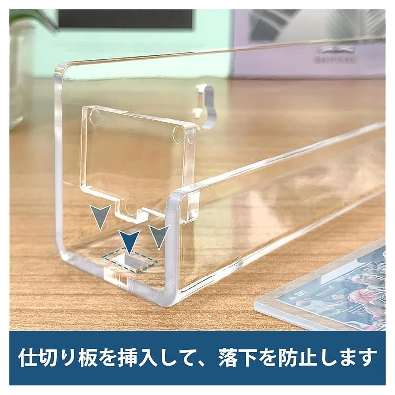 新品】 MFDXWCV 4個ショーケース カード カードディスプレイ psa 収納