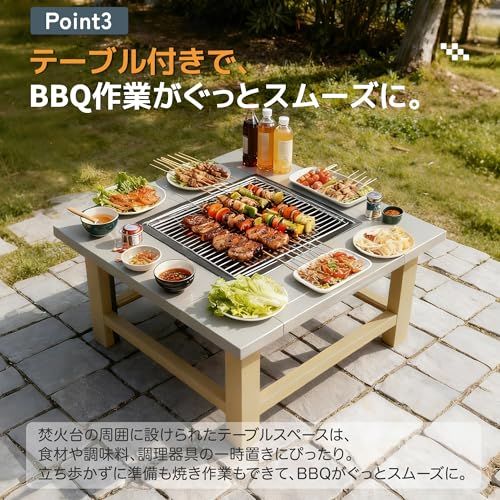 ファイヤーピット 焚き火台 バーベキューコンロ 大型 屋外 ファミリー