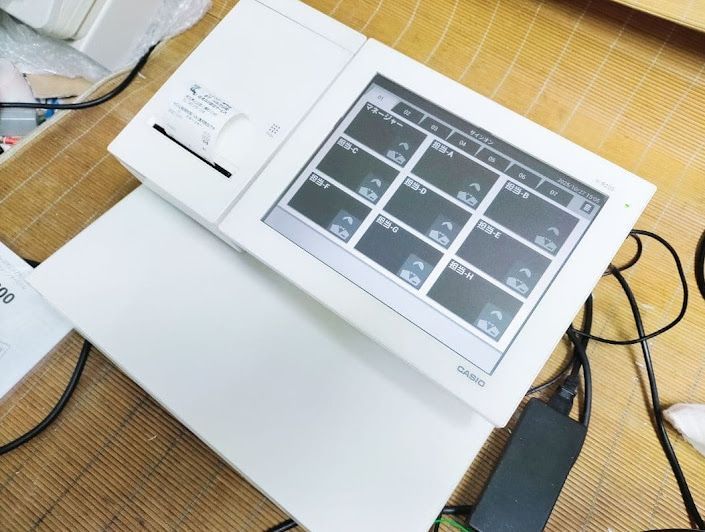 品質は非常に良い カシオレジスター V-R200 タッチ操作設定無料Android
