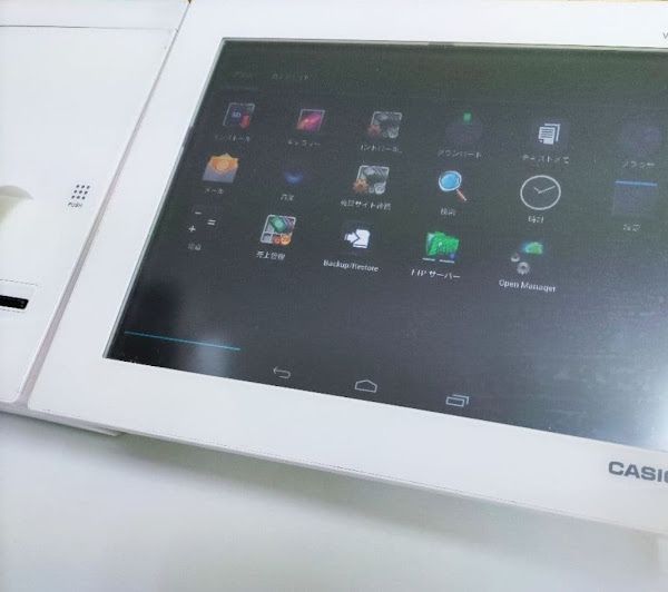 カシオレジスター　V-R200　タッチ操作　設定無料Android　904444 超歓迎】 無料設定付 カシオレジスター V-R200 タッチ操作 設定無料