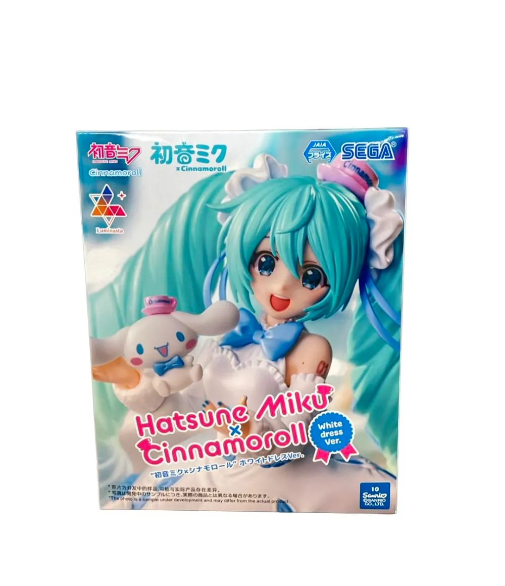 初音ミク Luminasta シナモロール コラボ ホワイトドレス フィギュア 初音ミクシリーズ Luminasta “初音ミク×シナモロール”ホワイトドレス