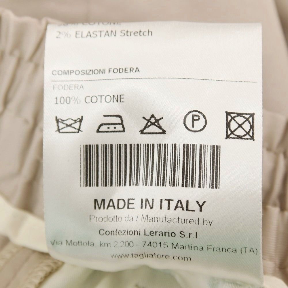 新品】タリアトーレ TAGLIATORE ストレッチ コットン イージー