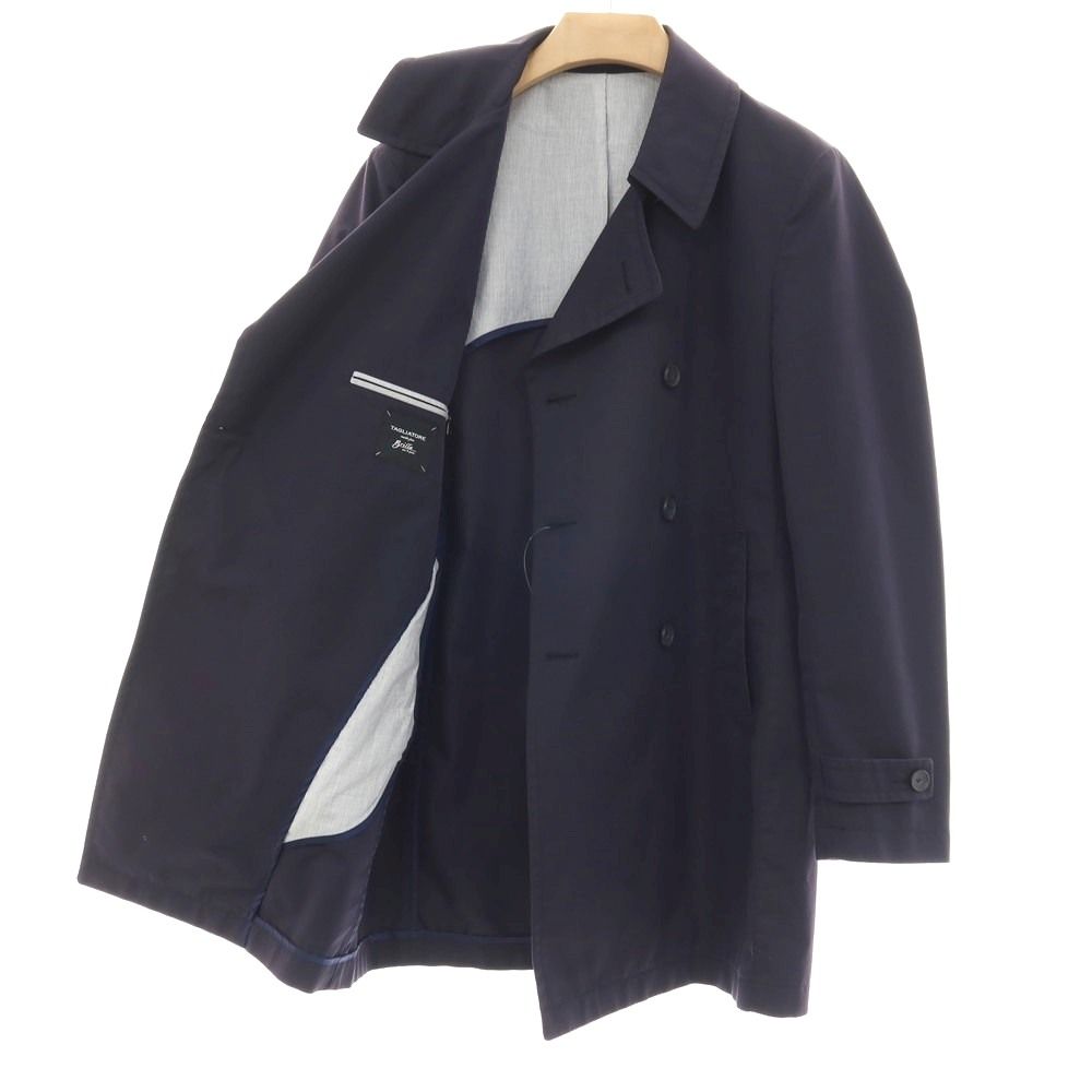 タリアトーレ ブリッラ CHARLIE ダブルブレストコート ネイビー 50 中古】タリアトーレ TAGLIATORE Brilla per il gusto別注 CHARLIE