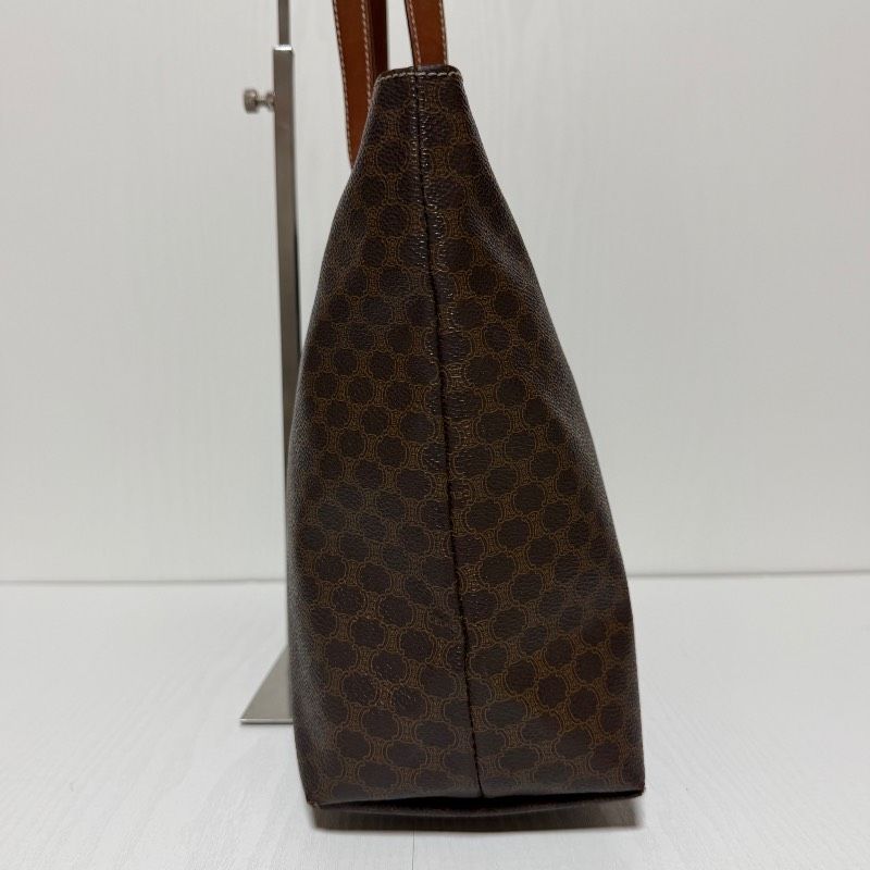 CELINE セリーヌ マカダム柄 PVCレザー トートバッグ 肩掛け