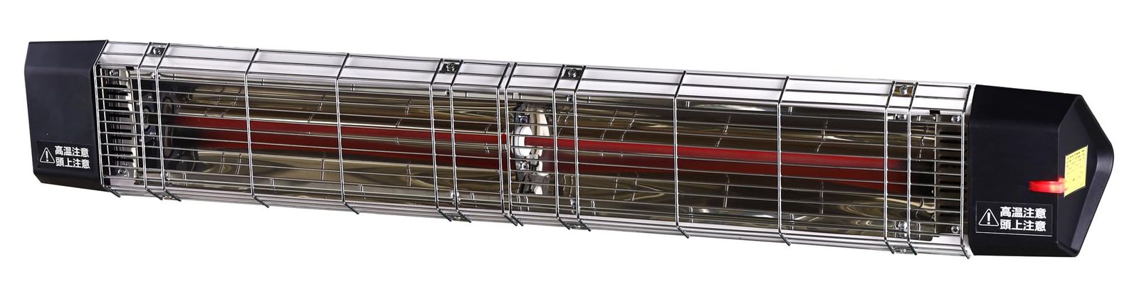 新品 ナカトミ(NAKATOMI) 遠赤外線 天吊り型 壁掛け型 電気ヒーター 100V 家庭用 有線リモコン付き 角度調節 パイロットランプ搭載 過熱防止 安全装置内蔵 ガレージ 倉庫 工場 電気ストーブ 【据付工事必要】 FIH-10RC