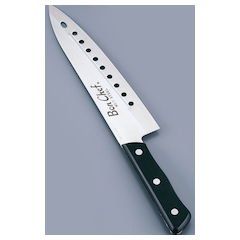 新品 亀山刃物 ボンシェフ 牛刀 刃材・ステンレスモリブデン鋼 ハンドル・黒合板 日本 ABVB201