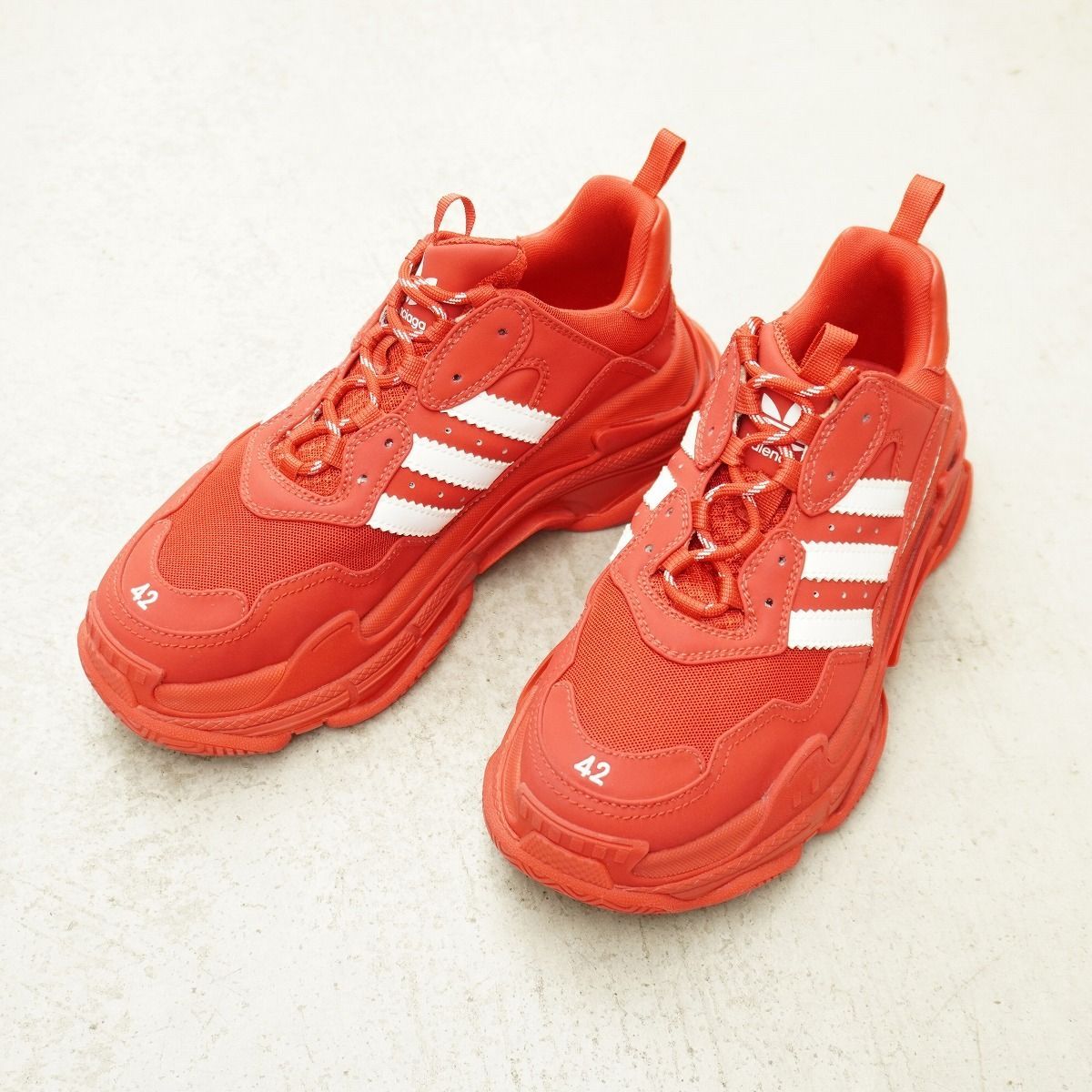 BALENCIAGA×adidas バレンシアガ トリプルエススニーカー　42 BALENCIAGA(バレンシアガ) / TRIPLE S TRAINERS/トリプルエス