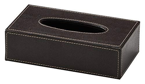 新品 ちどり産業(Tidorisangyou) ティッシュケース ブラウン 25X13.5X7cm PVCティッシュケース HT0009