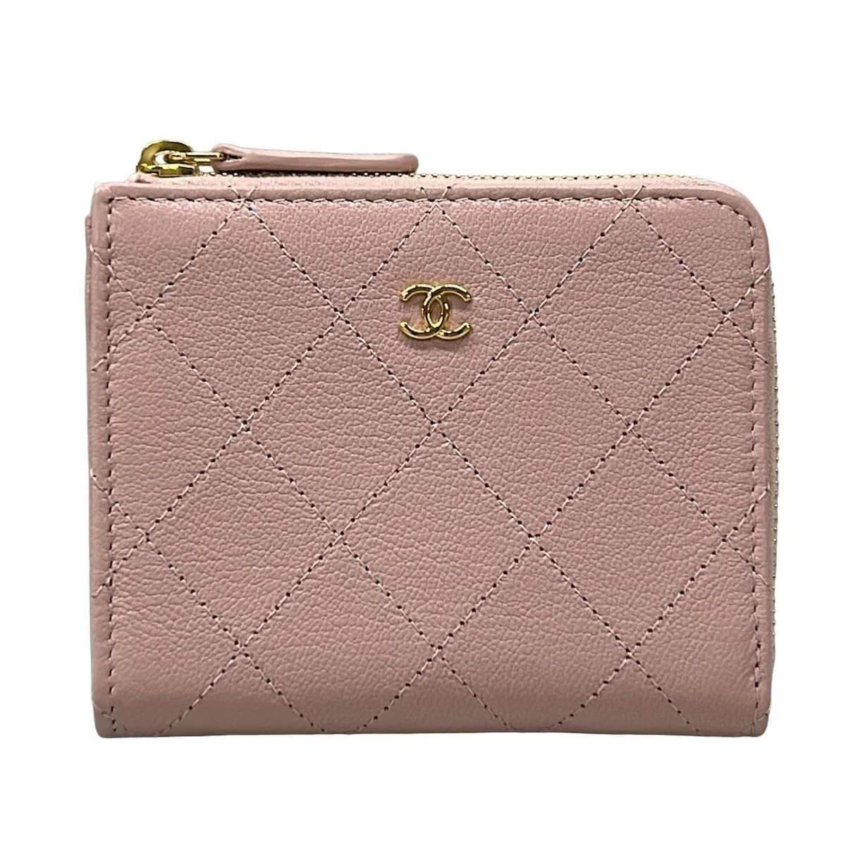 CHANEL(シャネル) 財布美品 マトラッセ ピンク ゴールド金具 - メルカリ