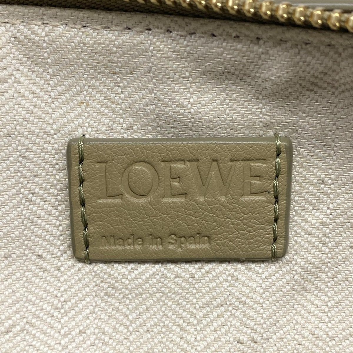 LOEWE(ロエベ) ハンドバッグ ハンモック ホーボーバッグ ミニ カーキ 