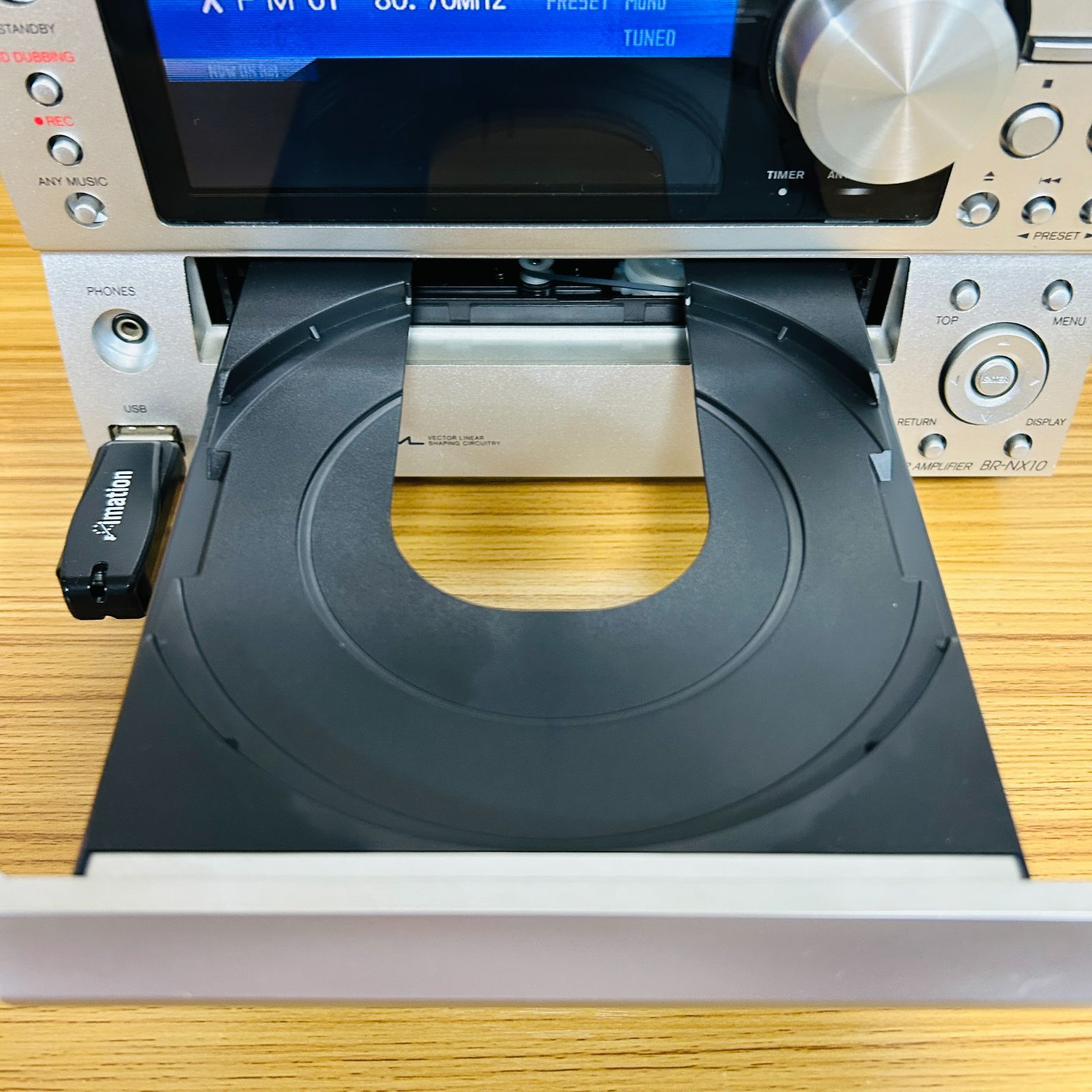 ONKYO オンキョー CD/HDDチューナーアンプシステム BR-NX10(S) - メルカリ