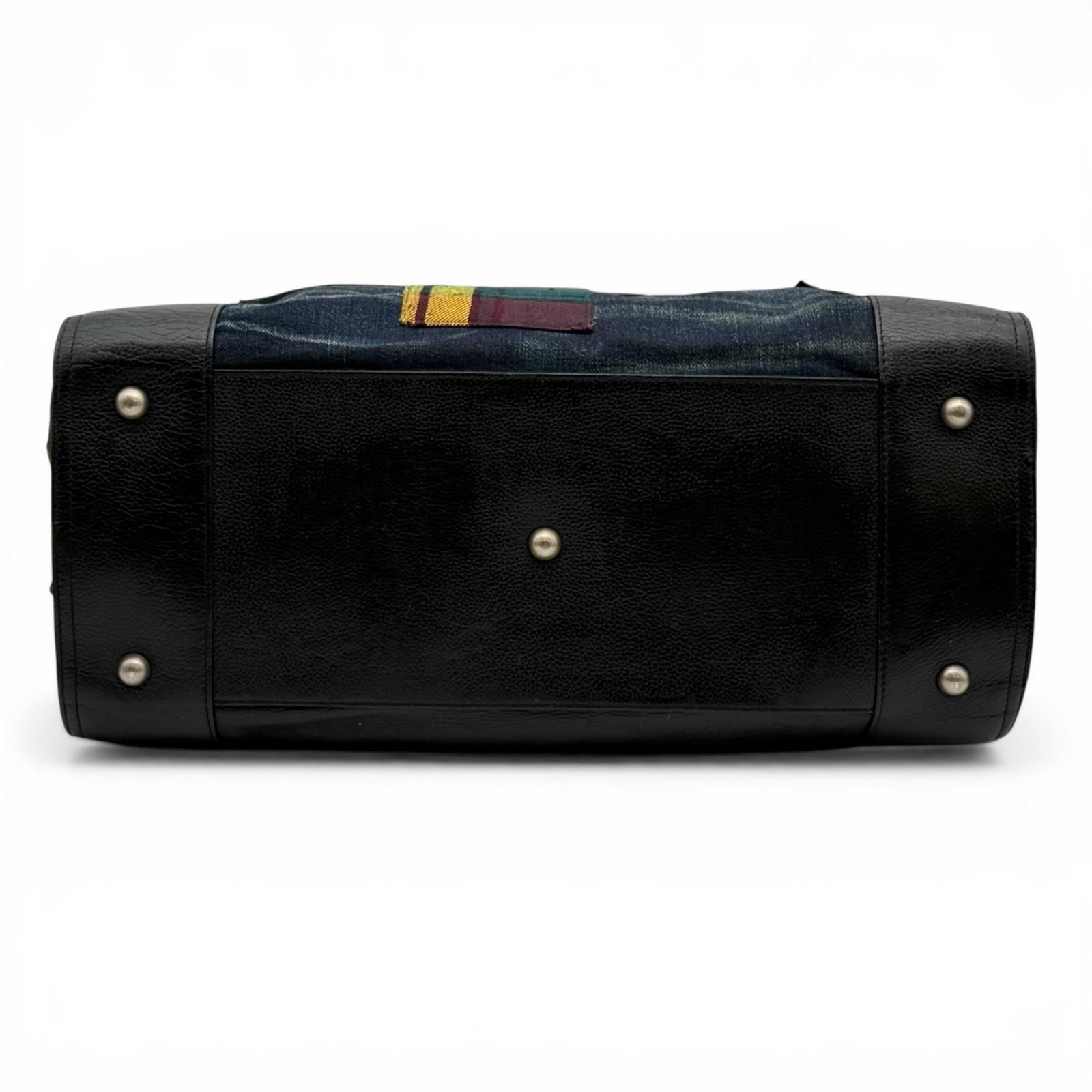 LOEWE ロエベ コムデギャルソンコラボ アマソナ44 デニム レザー 限定 