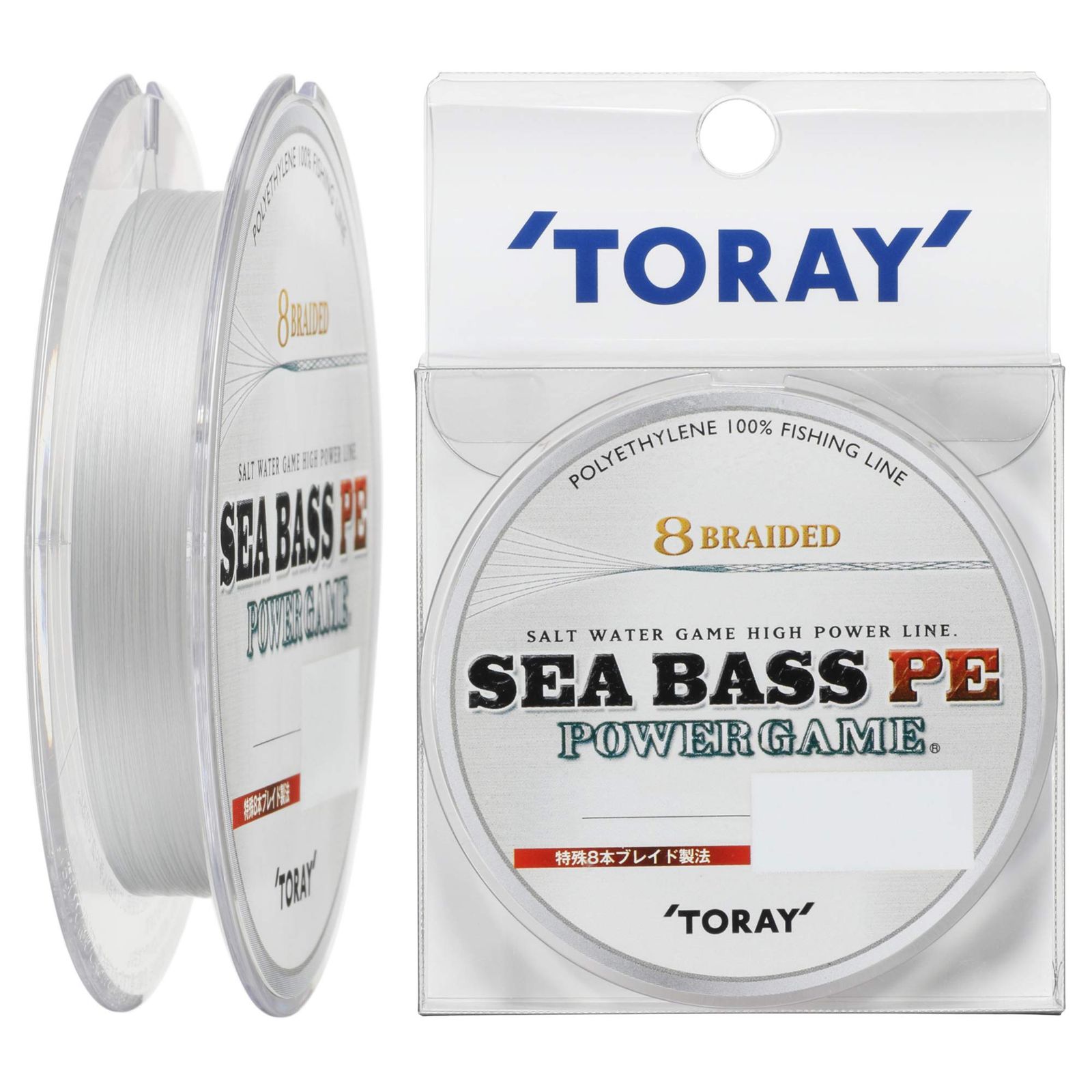 新品 東レ(TORAY) シーバスPE パワーゲーム 150m 0.6号 12lb ホワイト