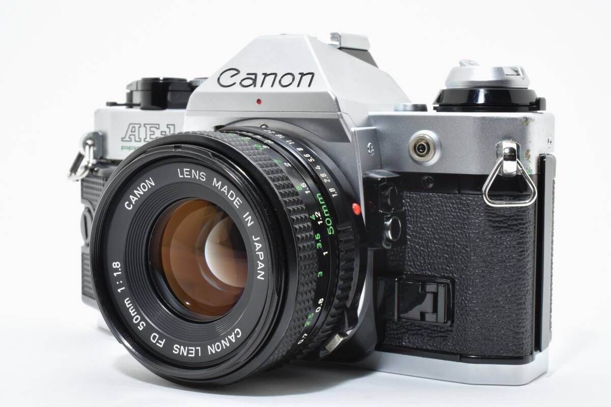 Canon AE-1 P +FD 50 f1.8 鳴きなし完動極美品 Canon AE-1 P +FD 50 f1.8 鳴きなし完動極美品 【公式通販】