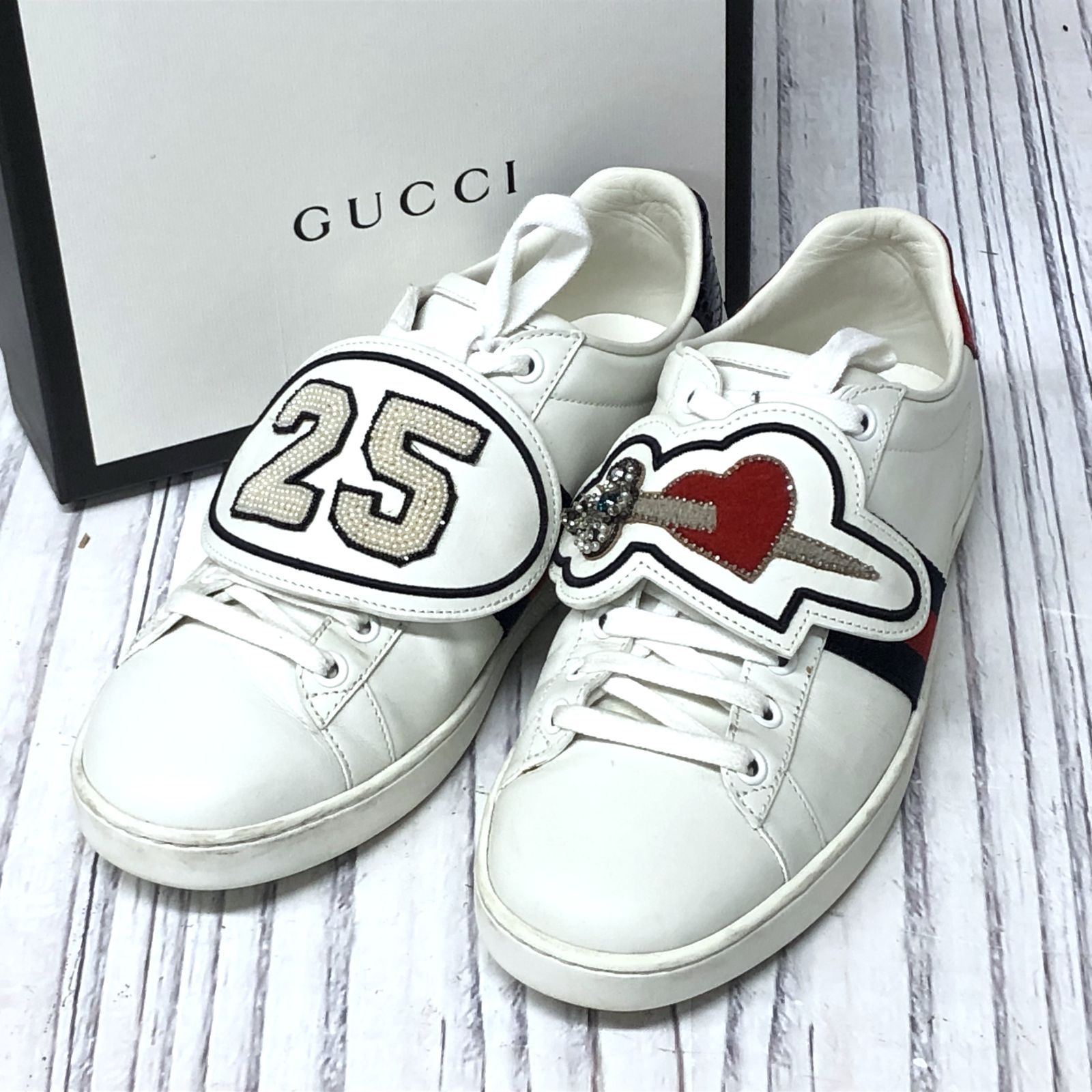 GUCCI シェリーライン スニーカー グッチ エンブロイダリー