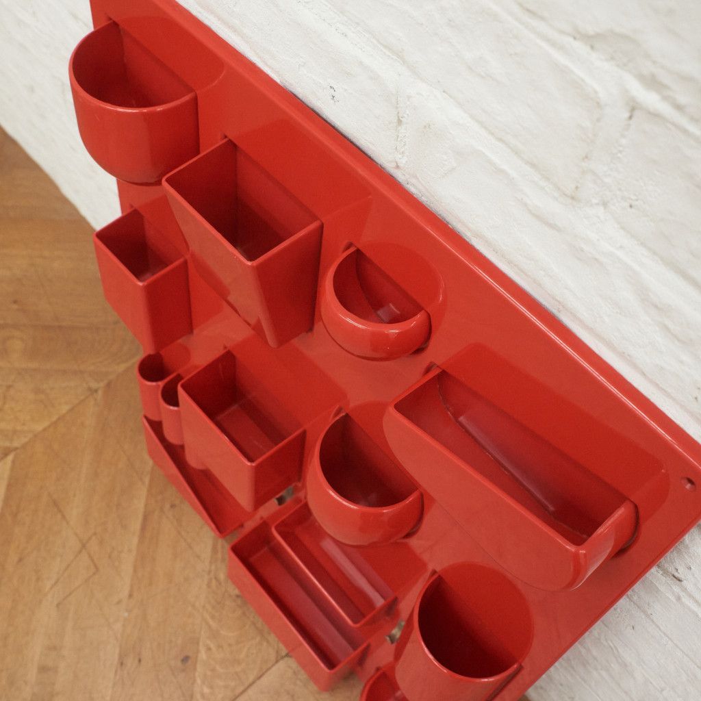 【！送料別！】 Vitra ウーテンシロ 2 赤 スペースエイジ ヴィトラ Uten.Silo 2 壁面棚 収納家具 小物入れ ウォールポケット 装飾 ディスプレイ 99577 Vitra ウーテンシロ 2 赤 スペースエイジ ヴィトラ Uten.Silo 2 壁面棚