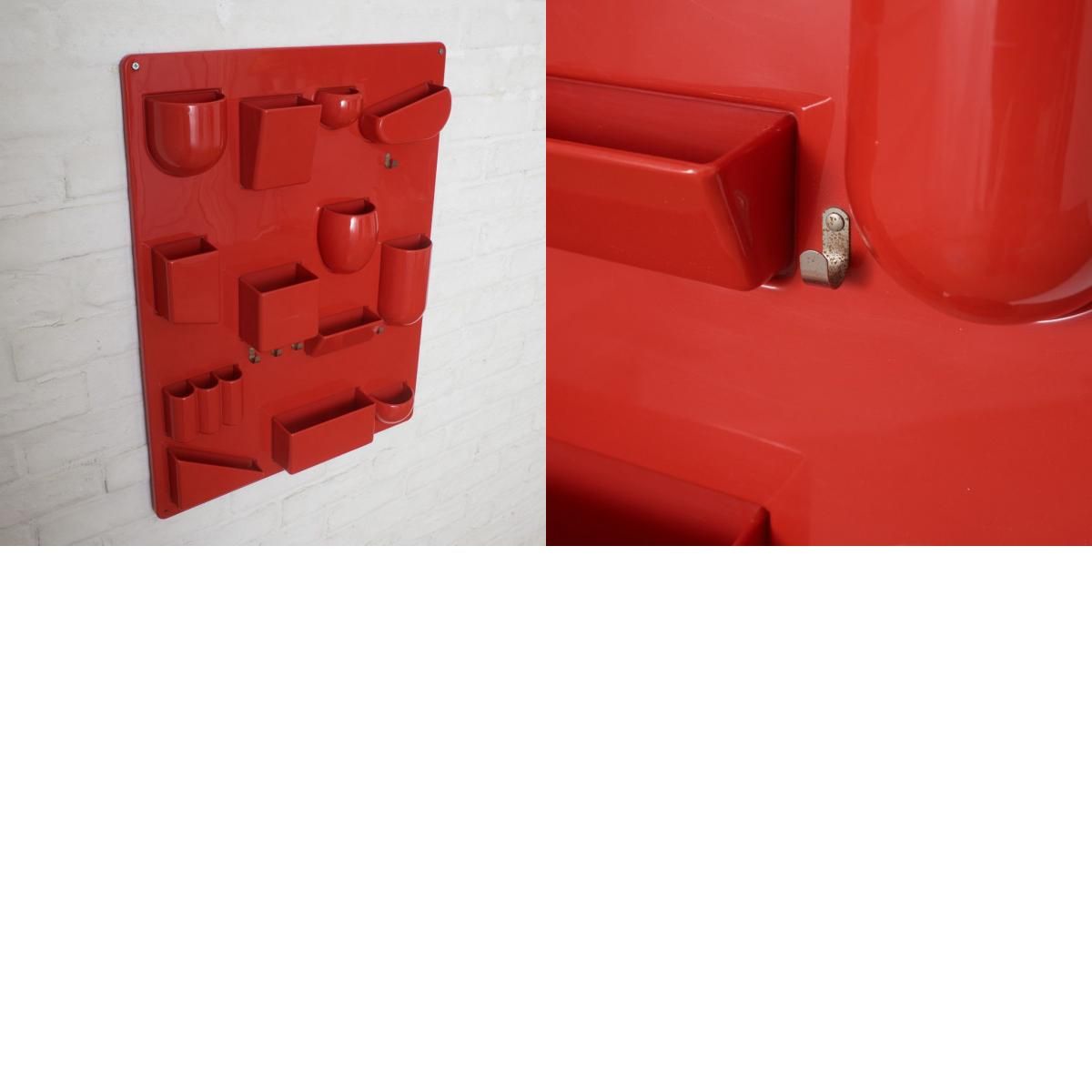 【！送料別！】 Vitra ウーテンシロ 2 赤 スペースエイジ ヴィトラ Uten.Silo 2 壁面棚 収納家具 小物入れ ウォールポケット 装飾 ディスプレイ 99577 Vitra ウーテンシロ 2 赤 スペースエイジ ヴィトラ Uten.Silo 2 壁面棚