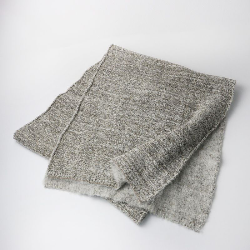 未使用 定価16500円  Nine Tailor ナインテイラー Wisteria Stole ポケット付きストール ヘザーグレージュ┃ショール【2400014898057】 未使用 定価16500円 Nine Tailor ナインテイラー Wisteria Stole