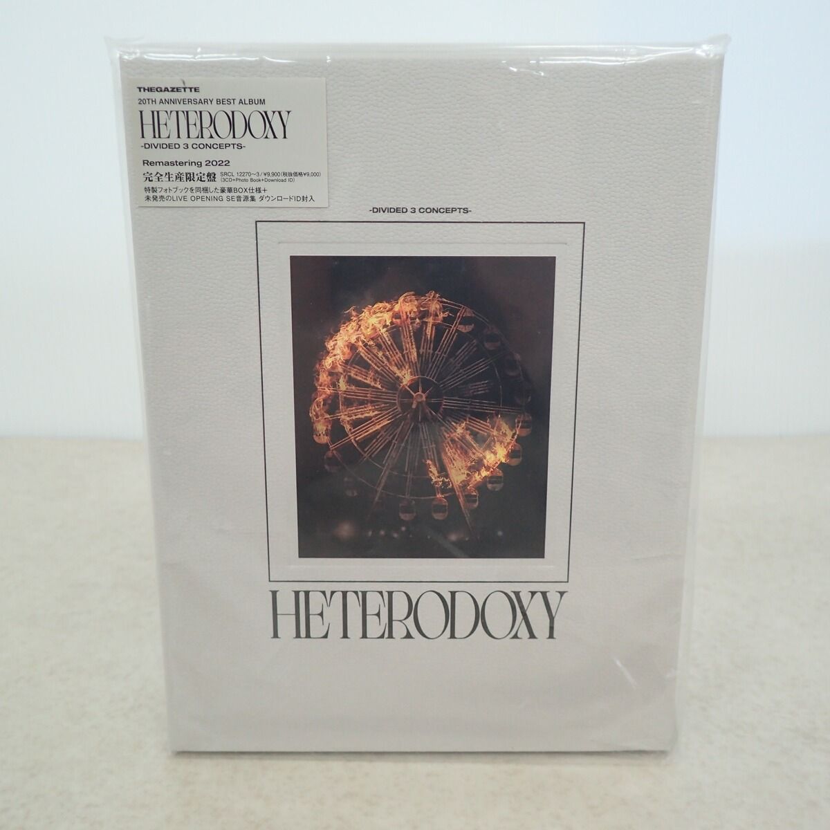 the GazettE CD 20TH ANNIVERSARY BEST ALBUM HETERODOXY DIVIDED 3