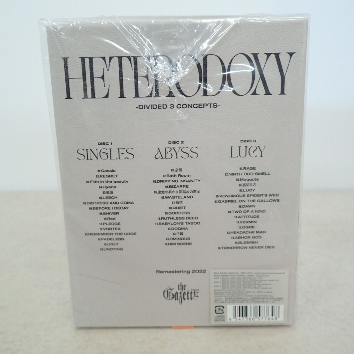 the GazettE CD 20TH ANNIVERSARY BEST ALBUM HETERODOXY DIVIDED 3