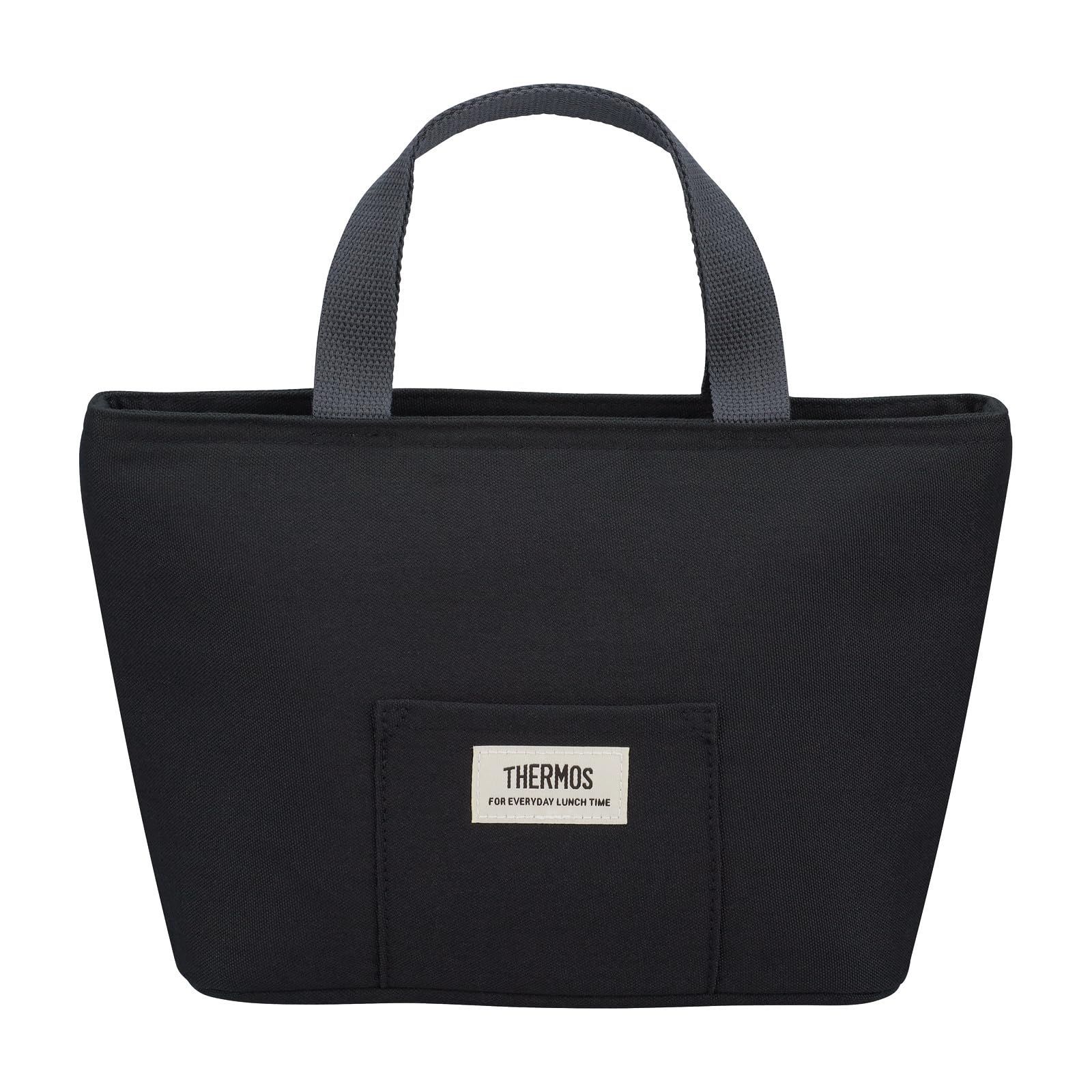 【売切注意！お早めに】 高い保冷力 4層断熱構造 トートバッグタイプ ブラック RFF-0041 4L 保冷ランチバッグ BK サーモス