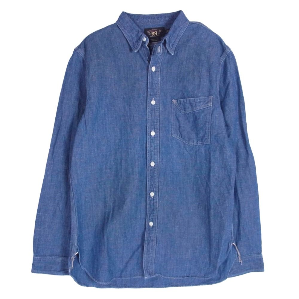 RRL ダブルアールエル 加工 トリプルステッチ シャンブレー ワーク