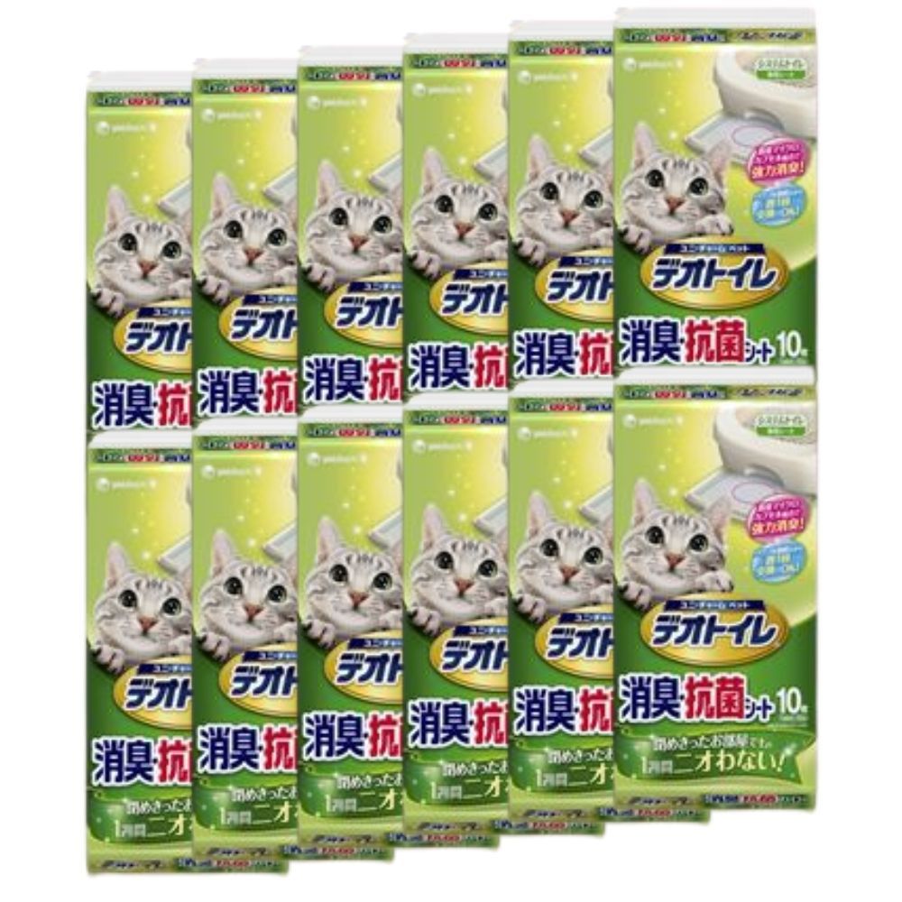 1週間消臭・抗菌デオトイレ 消臭・抗菌シート 10枚【×12セット】 猫用