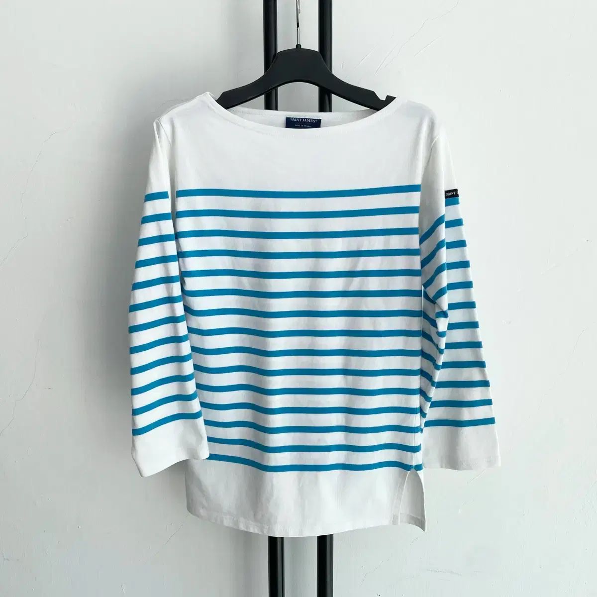 正規品 SAINT JAMES セントジェームス ストライプ 長袖 Tシャツ ブルー 