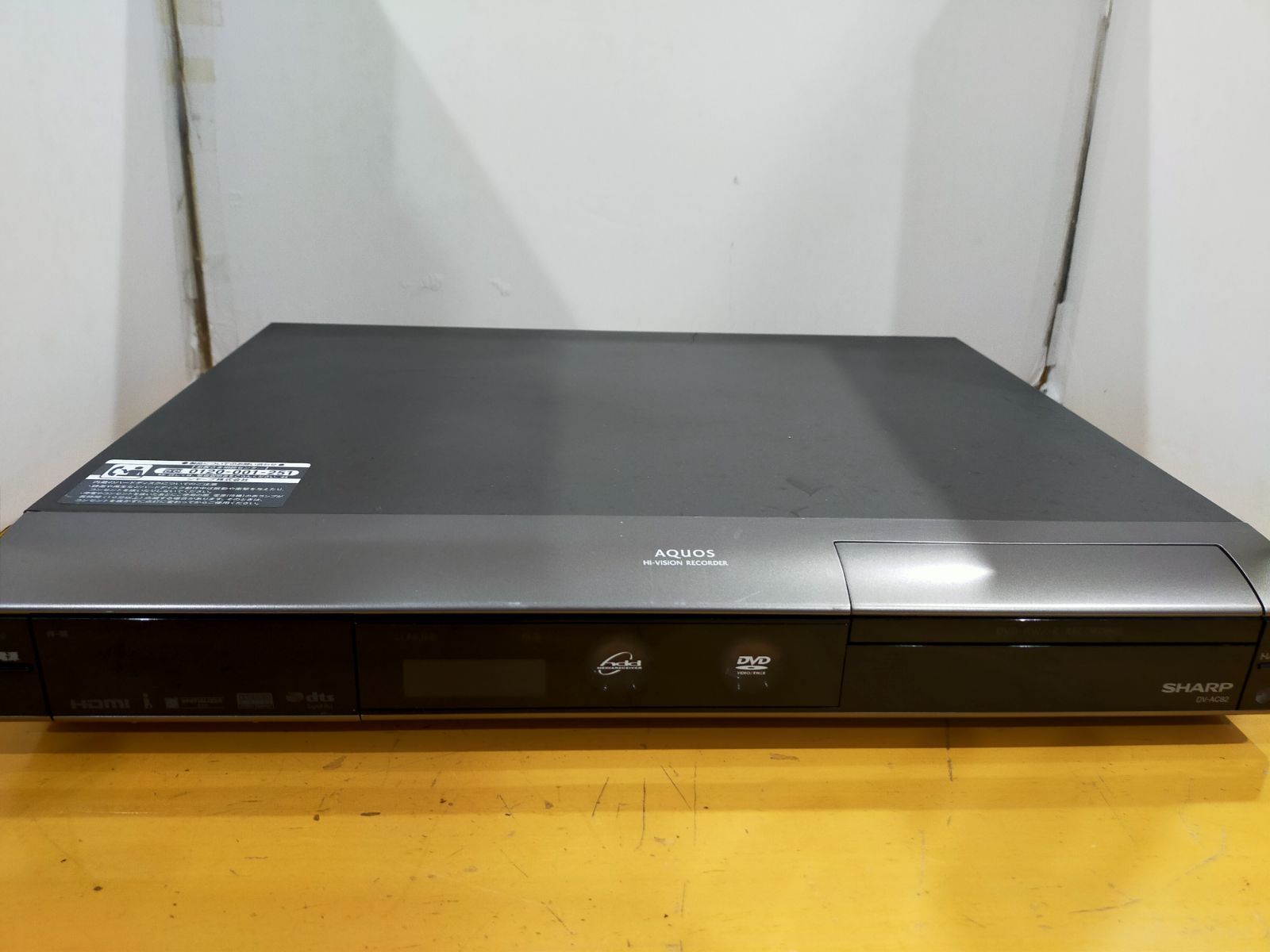 A92 SHARP AQUOS ハイビジョンレコーダー DVDレコーダー DV-AC82