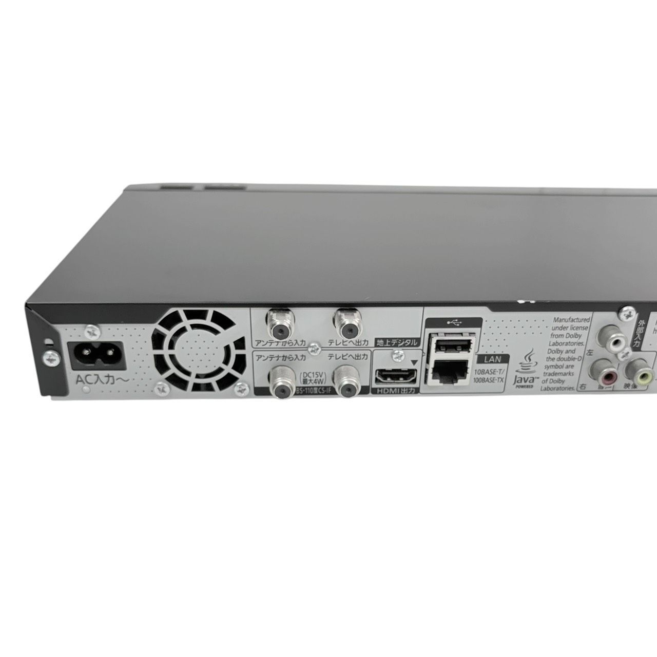 動作品/初期化済み】 Panasonic/パナソニック ブルーレイレコーダー