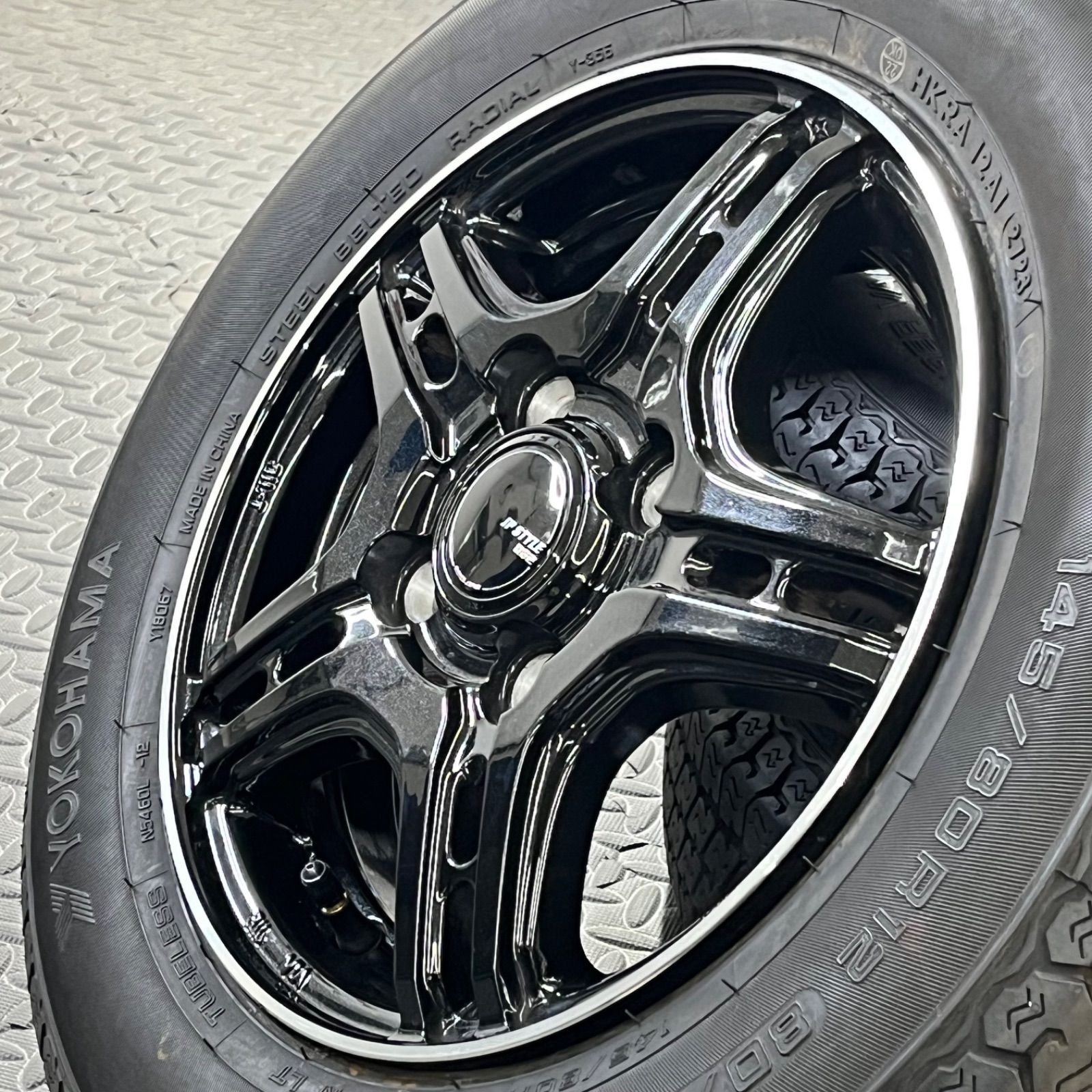 21/23/25年製 145/80R12 80/78N LT ヨコハマ スーパーバン356 モンツァ 