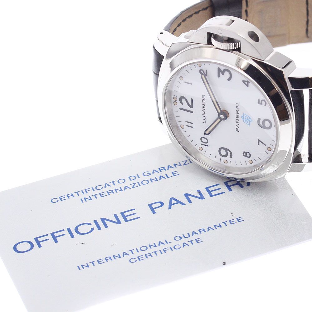 パネライ PANERAI PAM00630 ベース ロゴ アッチャイオ 手巻き メンズ
