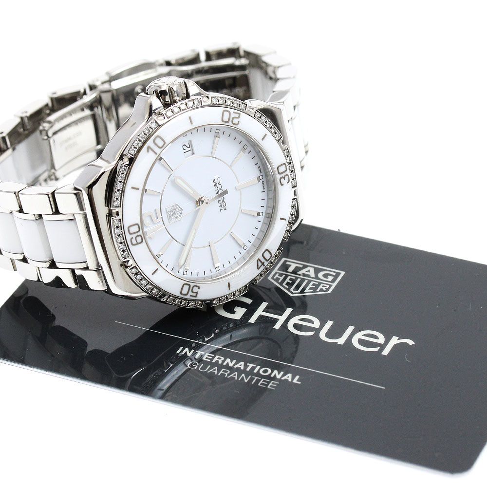 タグホイヤー TAG HEUER WAH1213 フォーミュラ1 ダイヤベゼル クォーツ レディース 保証書付き_951198 タグホイヤー TAG HEUER WAH1213 フォーミュラ1 ダイヤベゼル クォーツ
