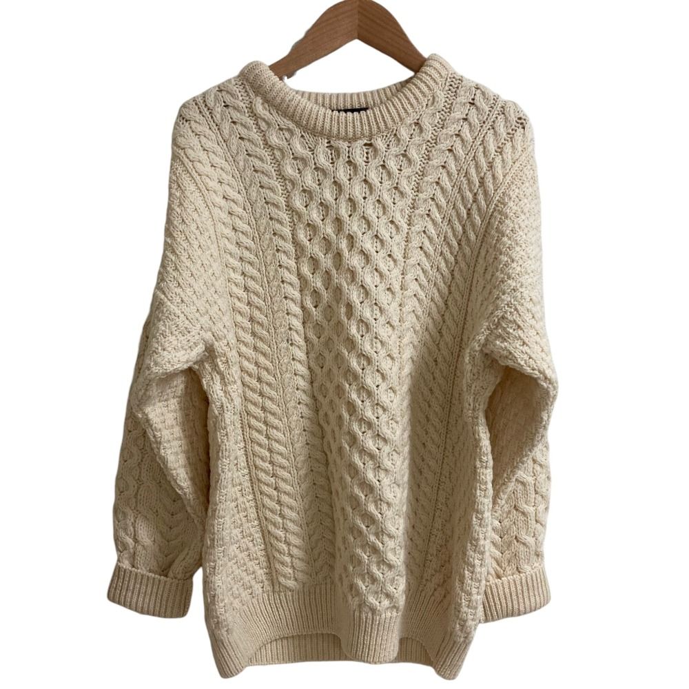 美品 aran WOOLLEN MILLS アラン ウーレンミルズ アイルランド製