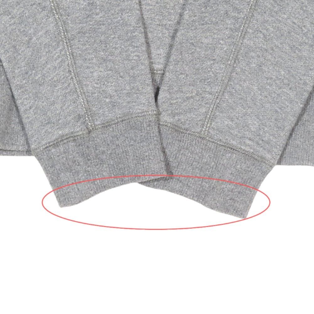 良品 MUVEIL ミュベール 13aw スウェット トレーナー シャツ オズの魔法使い ロゴ 刻印 金具 クルーネック トップス 38 グレー レディース 古着 中古 USED 良品 MUVEIL ミュベール 13aw スウェット トレーナー シャツ オズの