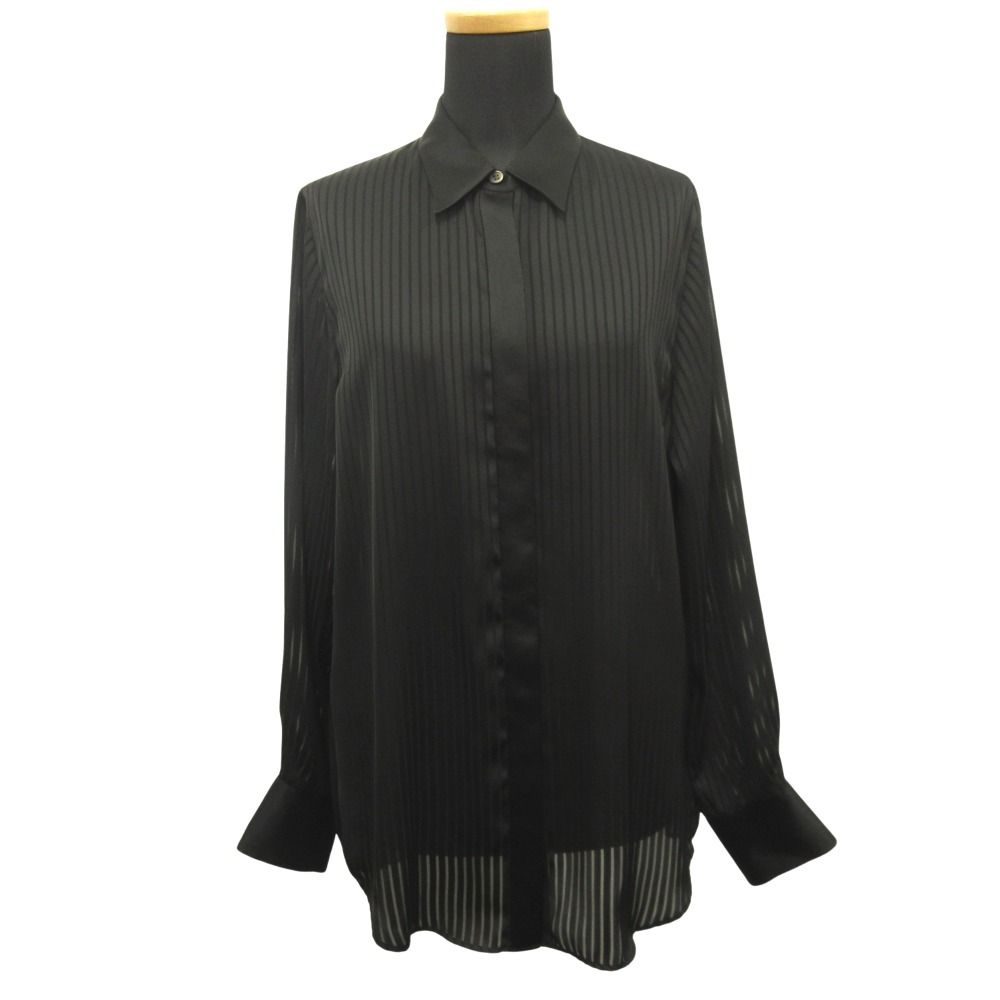 美品 Col Pierrot コルピエロ 23aw Stripe Sheer Shirt ストライプ 