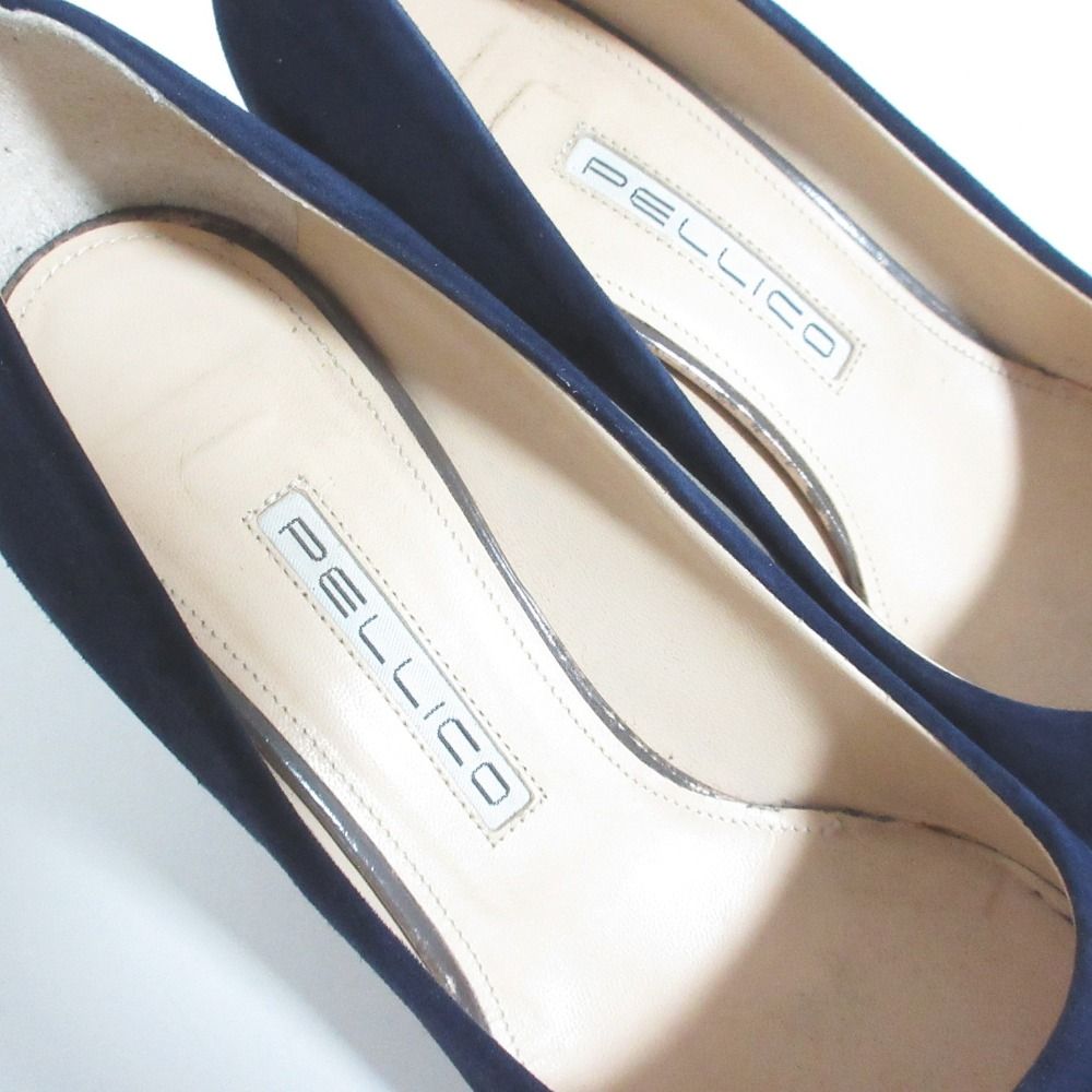 良品 PELLICO ペリーコ スエード ポインテッドトゥ パンプス サイズ