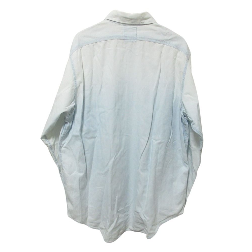 良品 MADISONBLUE マディソンブルー HAMPTON CHAMBRAY SHIRT 長袖 オーバーサイズシャツ MB999-5708 01 ライトブルー レディース 古着 中古 USED 良品 MADISONBLUE マディソンブルー HAMPTON CHAMBRAY SHIRT 長袖