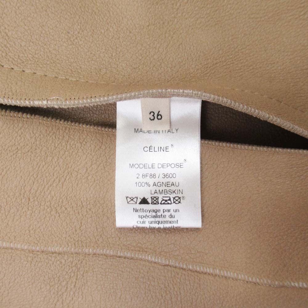 良品 CELINE セリーヌ フィービー期 ムートン ラムスキン リバーシブル
