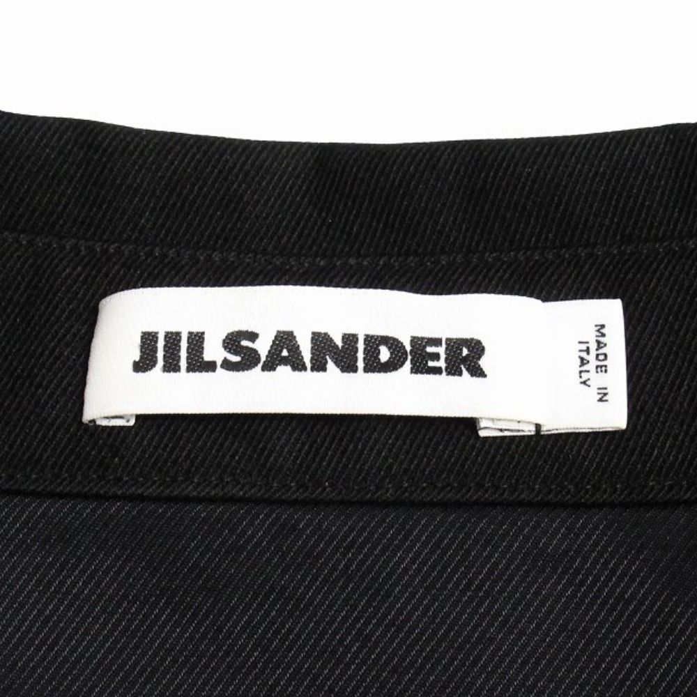 美品 JIL SANDER ジルサンダー ウールギャバ シャツ ジャケット