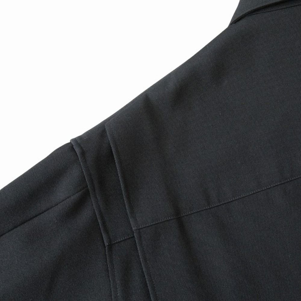 美品 JIL SANDER ジルサンダー ウールギャバ シャツ ジャケット ブルゾン オーバーサイズ アーカイブ サイズ32 黒 ブラック レディース 古着 中古 USED 美品 JIL SANDER ジルサンダー ウールギャバ シャツ ジャケット
