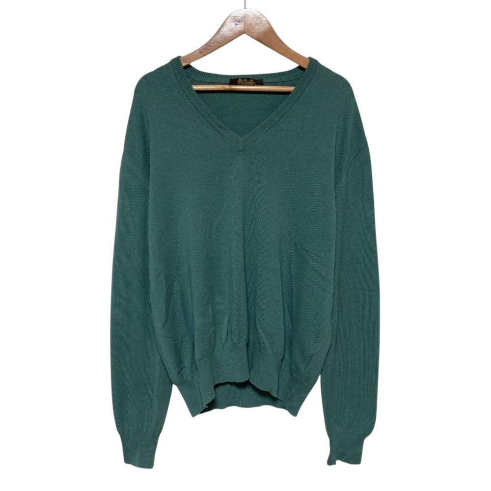 良品 LORO PIANA ロロピアーナ ベビーカシミヤ100％ Vネック ニット 