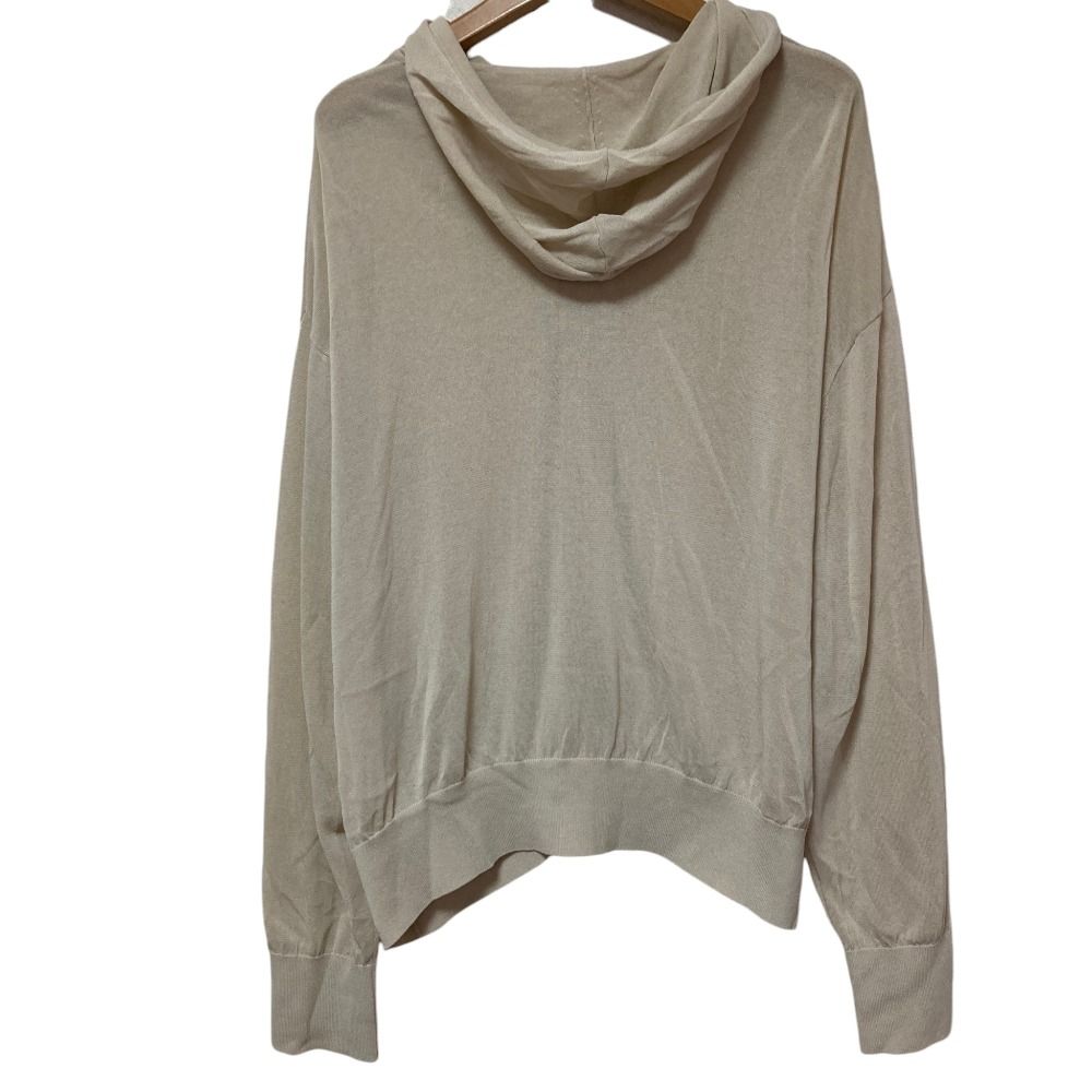 美品 23SS 23区 ニジュウサンク シアーコットンナイロン ニット 